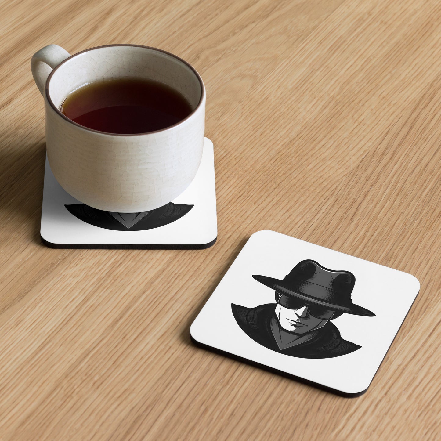 Spy Guy Cork-back coaster