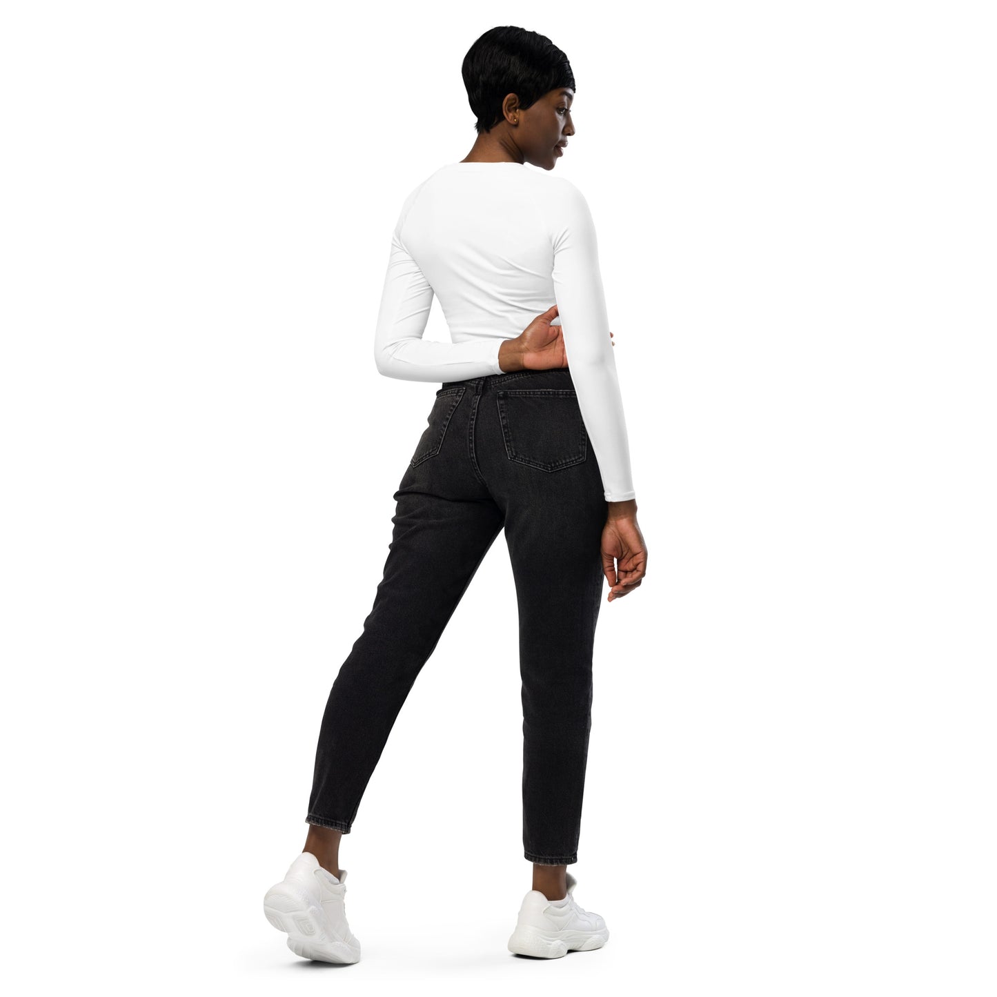 Brimm Wear Small Logo Recycled long-sleeve crop top