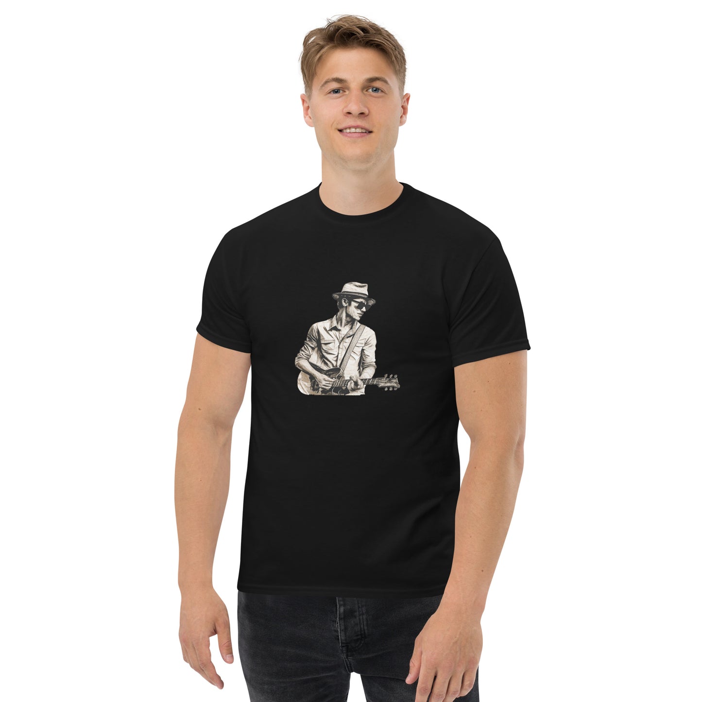 Chill Guitar Player Men's classic tee