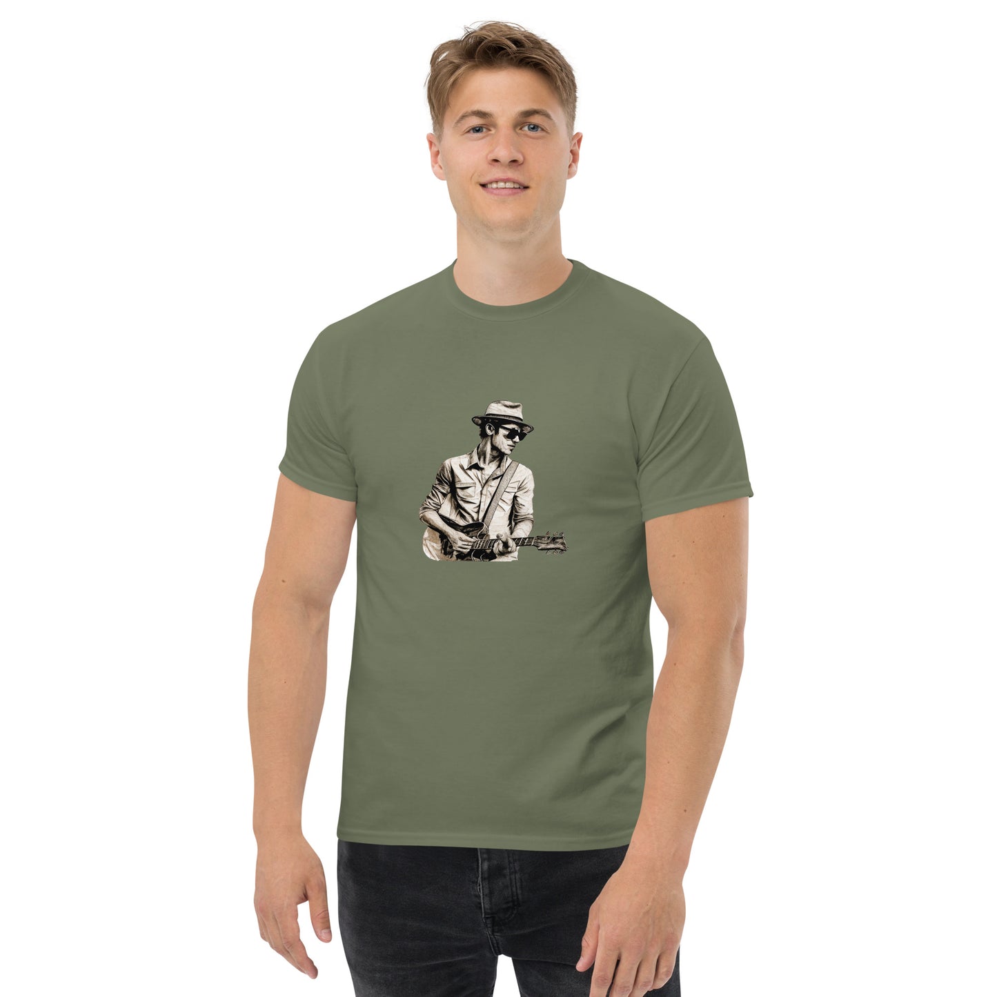 Chill Guitar Player Men's classic tee