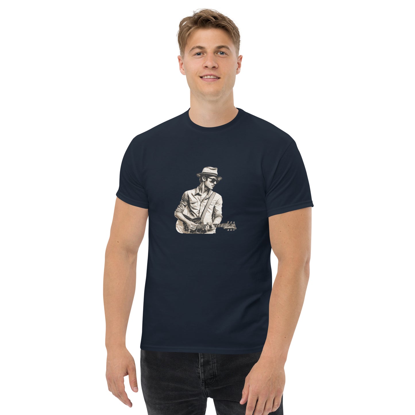 Chill Guitar Player Men's classic tee