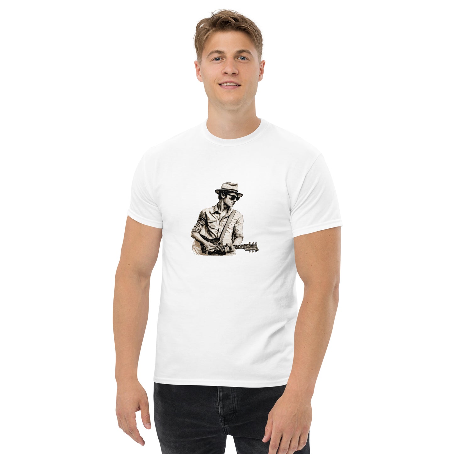 Chill Guitar Player Men's classic tee