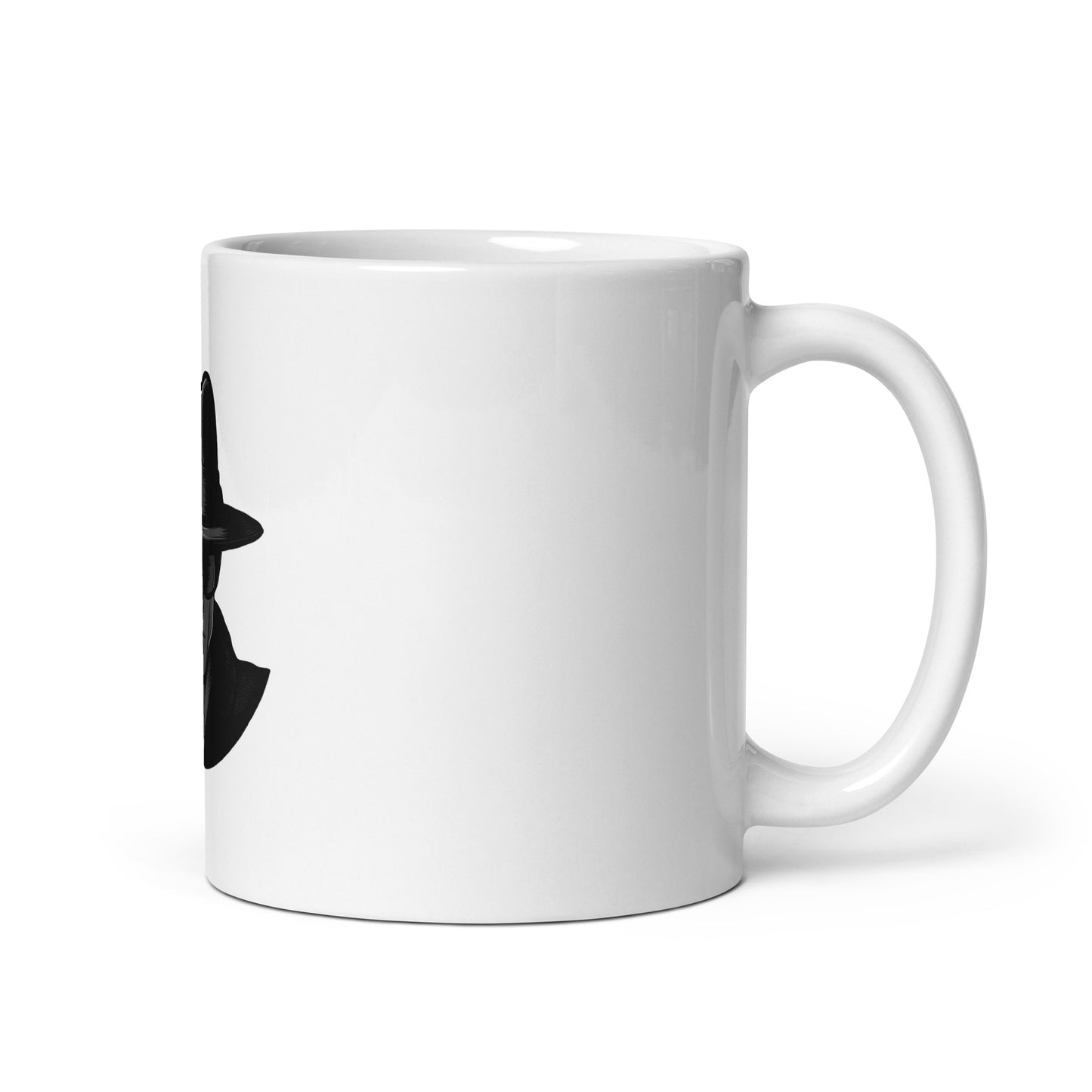 Spy Guy White glossy mug